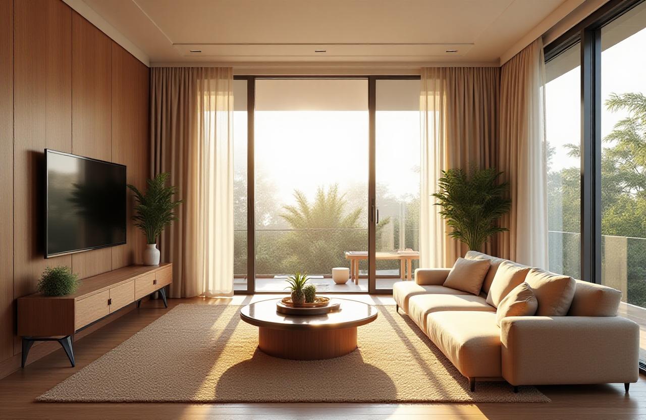 Luxury modern interior with island-inspired thematic redesign